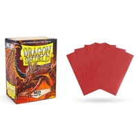 Dragon Shield 100 Red Matte Sleeves