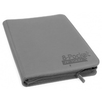 8 Pocket Zip Folio – Grey