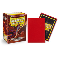 Dragon Shield 100 Crimson Matte Sleeves