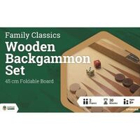 Wooden Backgammon Set 45cm - LGP