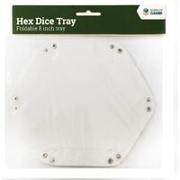 White Large Dice Rolling Tray - LPG