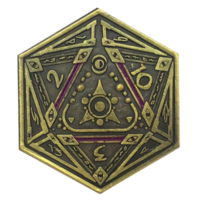Gold The Sigil of The Dreamland Coin