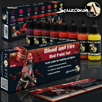 Scalecolor Artist Blood and Fire Red Paint Set